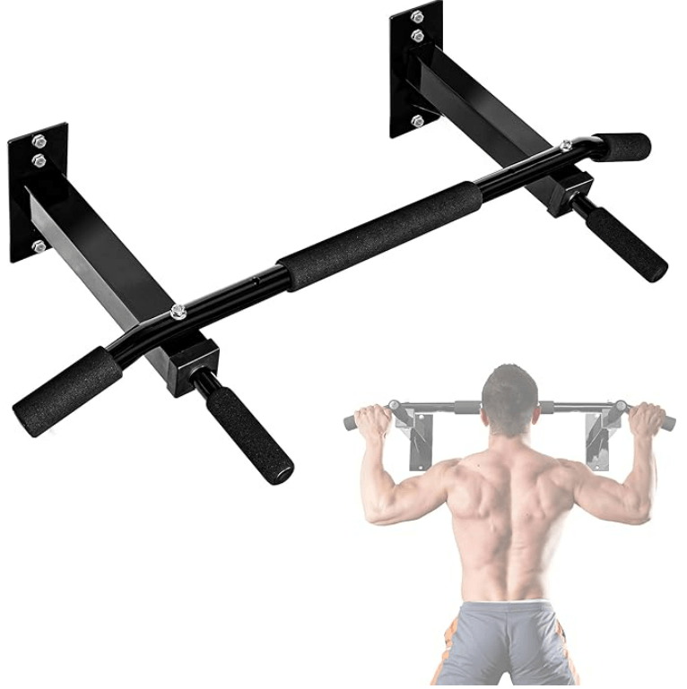 Benches & Racks % Homegymgainz Metalic Black Steel Pull Up Bar